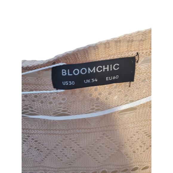 BloomChic Open Lace-Like Knit Cardigan Sweater, NWT, Size 30 - Picture 3 of 6